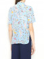 Блуза из шелка с узором Moschino Boutique  –  МодельВерхНиз1