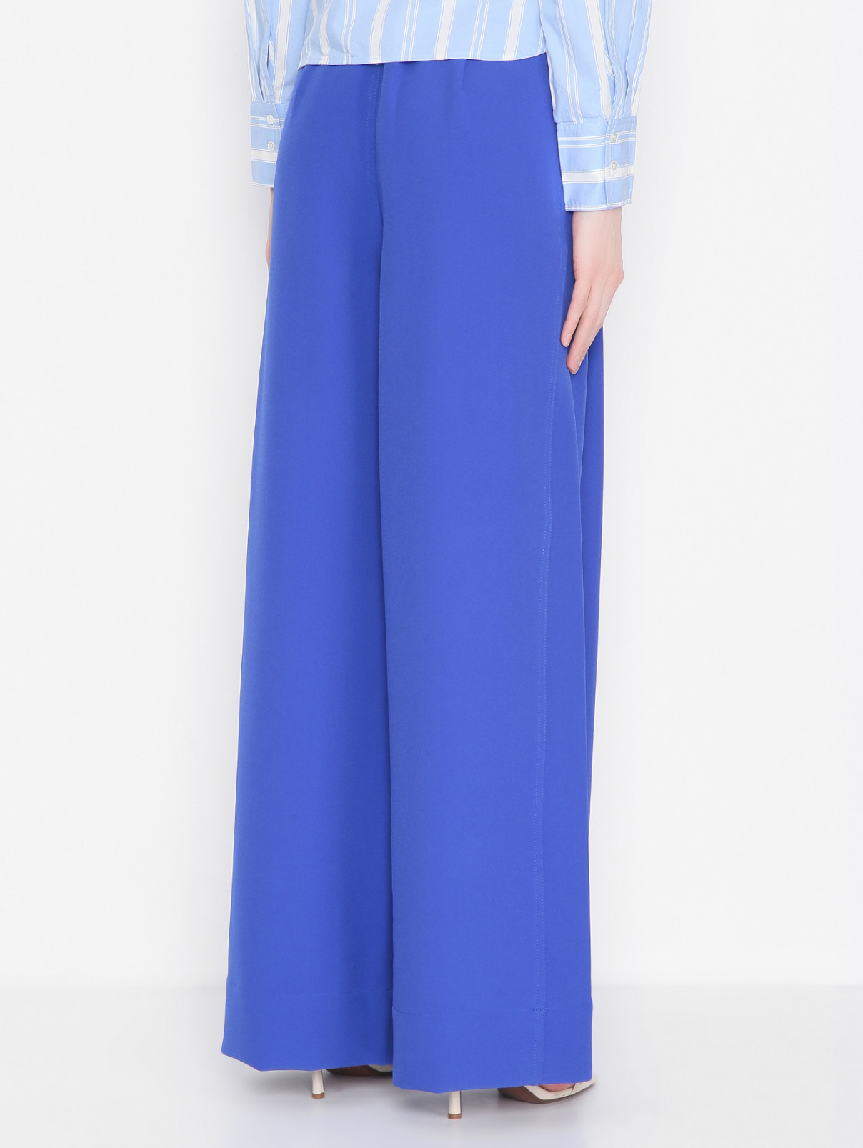 Широкие брюки на резинке Essentiel Antwerp  –  МодельВерхНиз1  – Цвет:  Синий