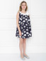 Платье хлопковое с цветочным узором Aletta  –  МодельВерхНиз