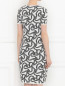 Платье свободного кроя с узором Max Mara  –  Модель Верх-Низ1