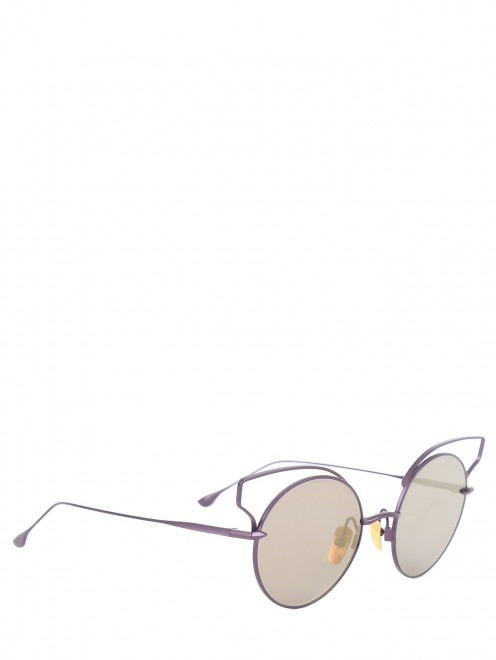 Солнцезащитные очки с металлической оправой  - Обтравка1