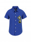Рубашка из хлопка с принтом Moschino  –  Общий вид