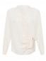 Блуза из шелка с драпировкой Sportmax  –  Общий вид