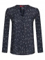 Блуза свободного кроя с принтом S.Oliver  –  Общий вид