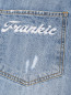 Джинсы из светлого денима с вышивкой Frankie Morello  –  Деталь