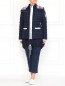 Пуховая стеганая куртка с контрастной отделкой BOSCO  –  Модель Общий вид