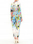 Комбинезон из шелка с цветочным узором Jean Paul Gaultier  –  Модель Верх-Низ1