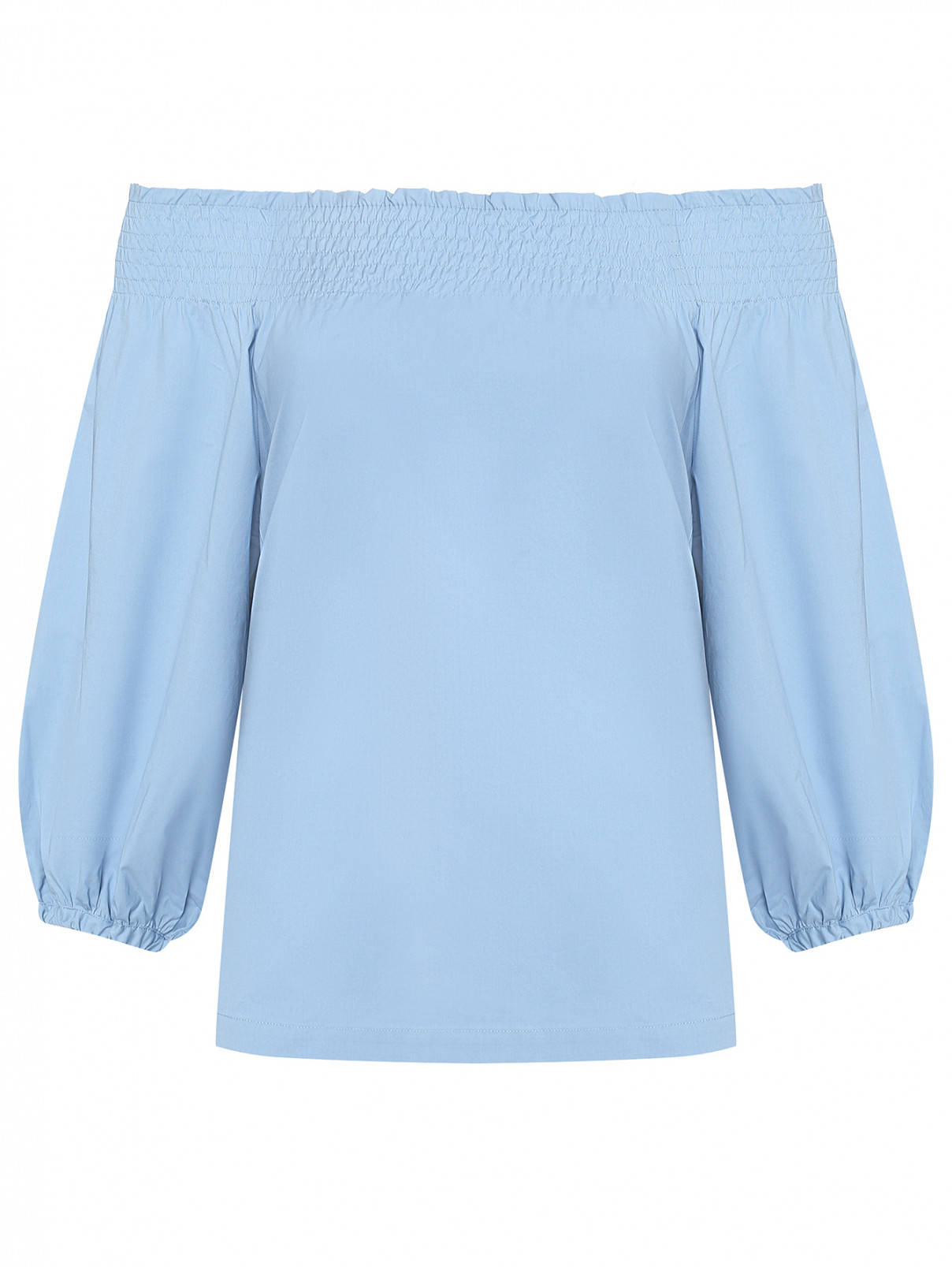 Блуза из хлопка с рукавами-буфами Brian Dales  –  Общий вид