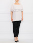 Блуза из шелка с драпировкой Marina Rinaldi  –  Модель Общий вид