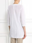 Удлиненная блуза из хлопка с вышивкой Brooks Brothers  –  Модель Верх-Низ1