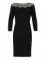 Платье-футляр с отделкой из шелка Moschino Cheap&Chic  –  Общий вид