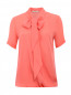 Блуза из шелка с короткими рукавами Etro  –  Общий вид