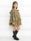 Платье из шерсти с цветочным узором MiMiSol  –  Модель Общий вид