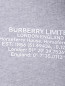 Свитшот из хлопка с принтом Burberry  –  Деталь1