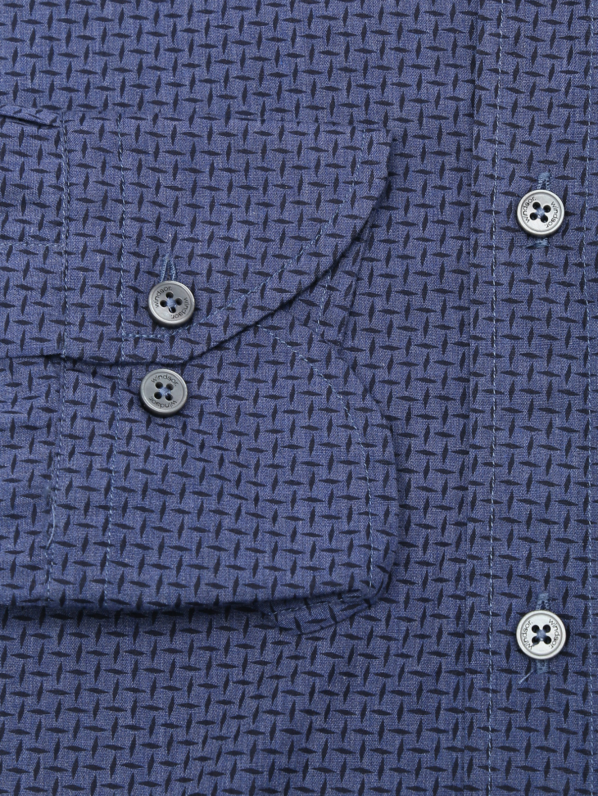 Рубашка из хлопка с узором Windsor  –  Деталь1  – Цвет:  Узор