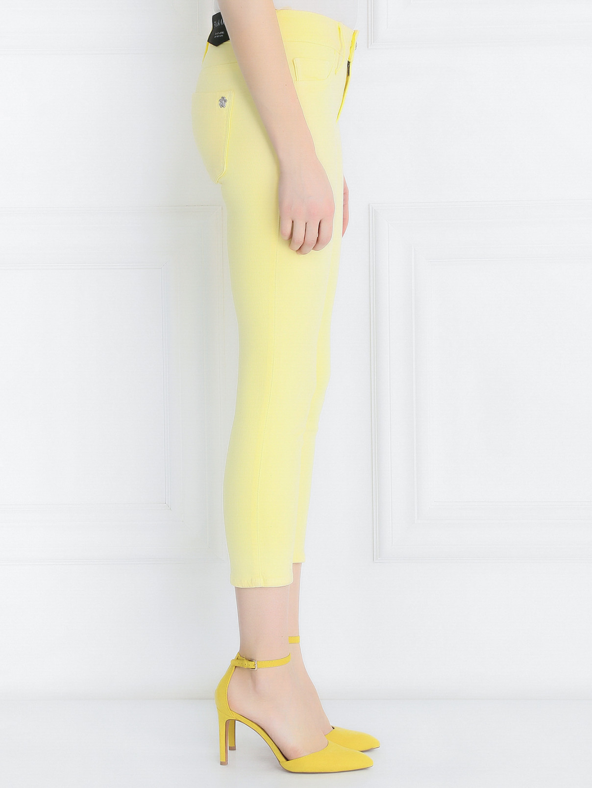 Укороченные джинсы узкого кроя Black Orchid  –  Модель Верх-Низ2  – Цвет:  Желтый