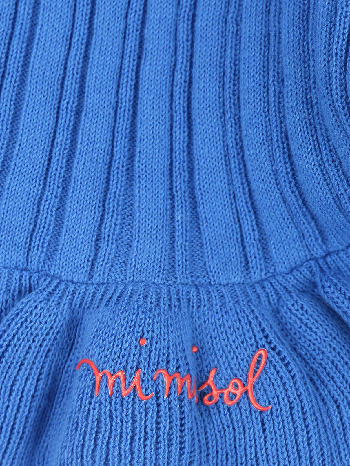 Кардиган хлопковый с оборками MiMiSol  –  Деталь  – Цвет:  Синий