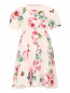 Платье с цветочный узором Dolce & Gabbana  –  Общий вид