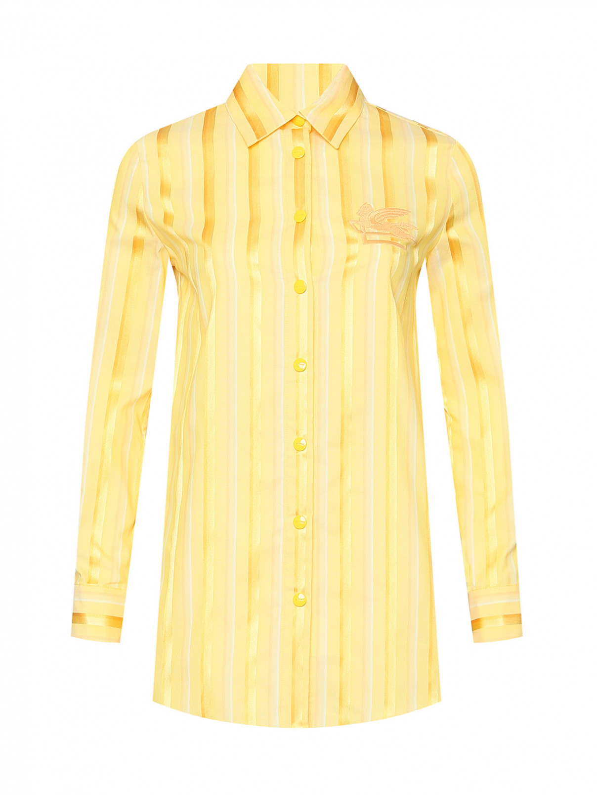Рубашка Etro  –  Общий вид  – Цвет:  Желтый
