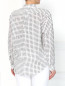 Блуза из льна с узором "горох" Burberry  –  Модель Верх-Низ1
