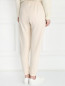 Трикотажные брюки из хлопка на кулиске с боковыми карманами DKNY  –  Модель Верх-Низ1