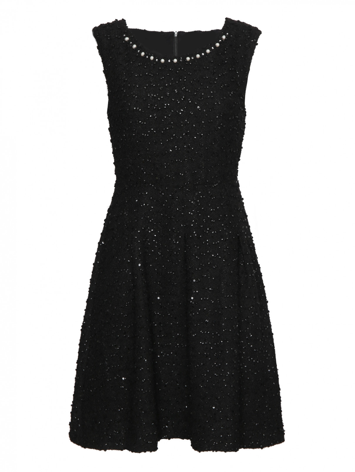 Платье-футляр с декором "пайетки и жемчуг" Comma  –  Общий вид