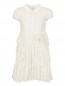Платье из смешанного шелка с декором Aletta  –  Общий вид