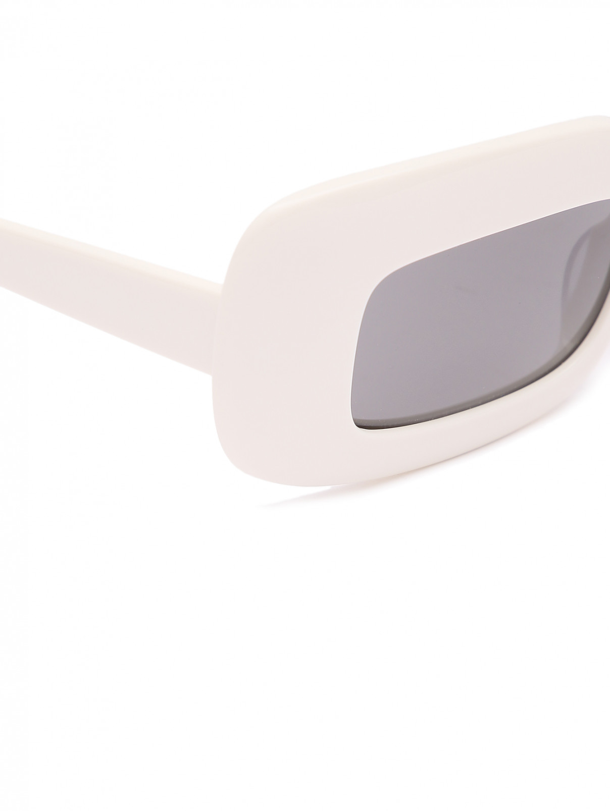 Солнцезащитные очки в белой оправе Sportmax  –  Деталь  – Цвет:  Белый