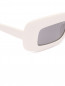 Солнцезащитные очки в белой оправе Sportmax  –  Деталь