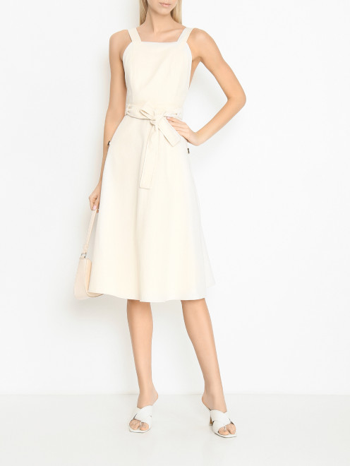 Платье на бретелях из хлопка Weekend Max Mara - МодельОбщийВид