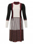 Платье из шерсти с узором Etro  –  Общий вид