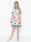 Платье хлопковое на завышенной талии Aletta Couture  –  МодельОбщийВид