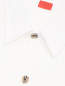 Рубашка из хлопка с накладными карманами Isaia  –  Деталь