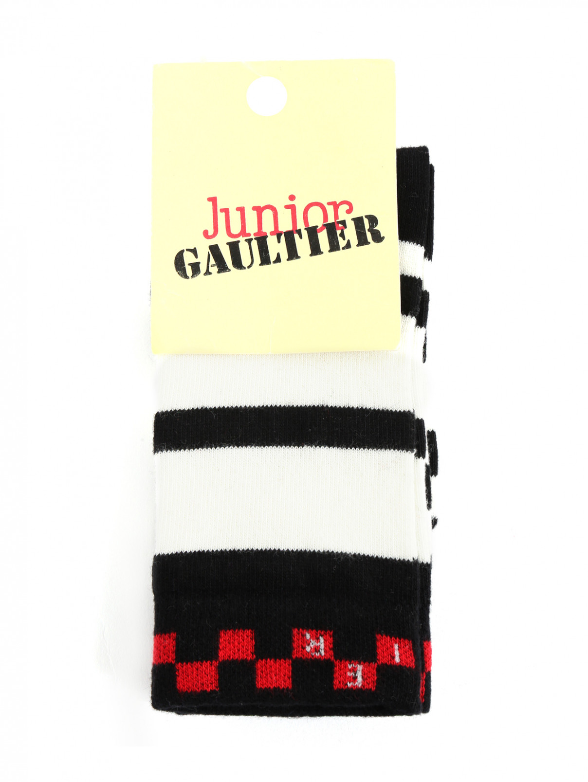 Носки из хлопка с узором "полоска" Jean Paul Gaultier  –  Общий вид  – Цвет:  Узор