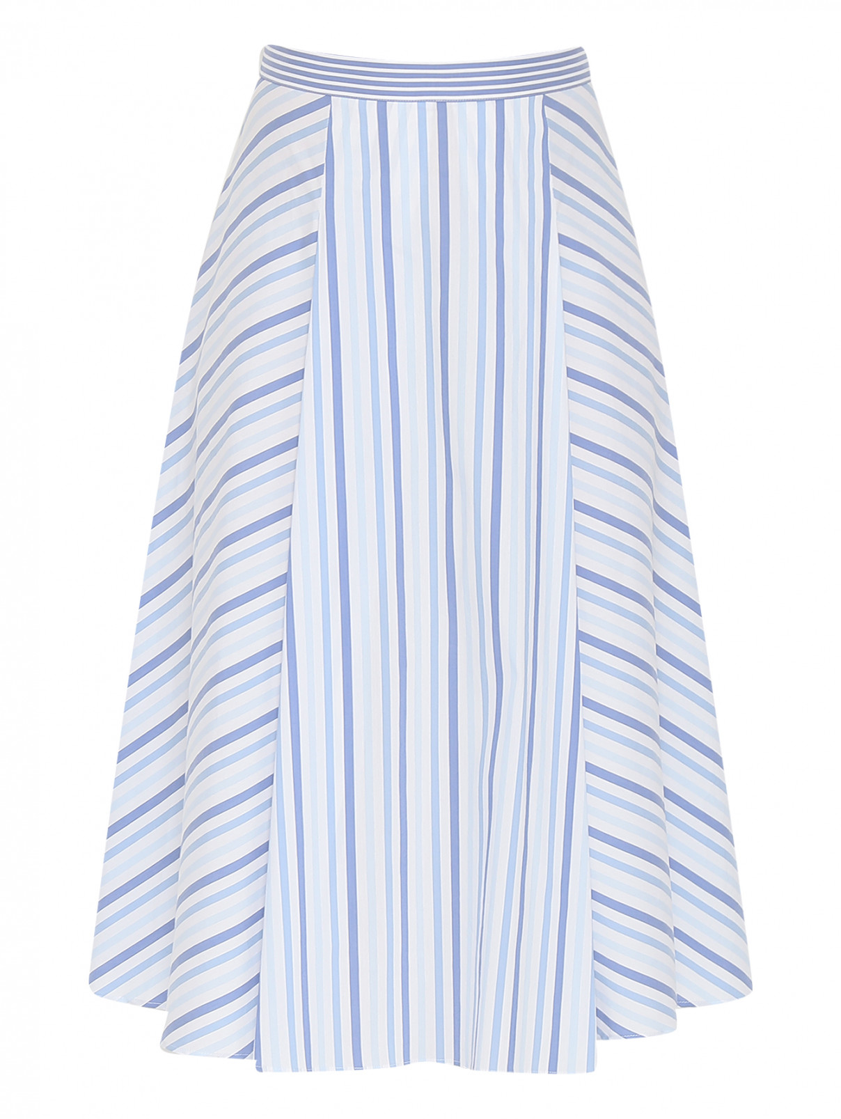 Юбка из смешанного хлопка с узором Marina Sport  –  Общий вид  – Цвет:  Узор