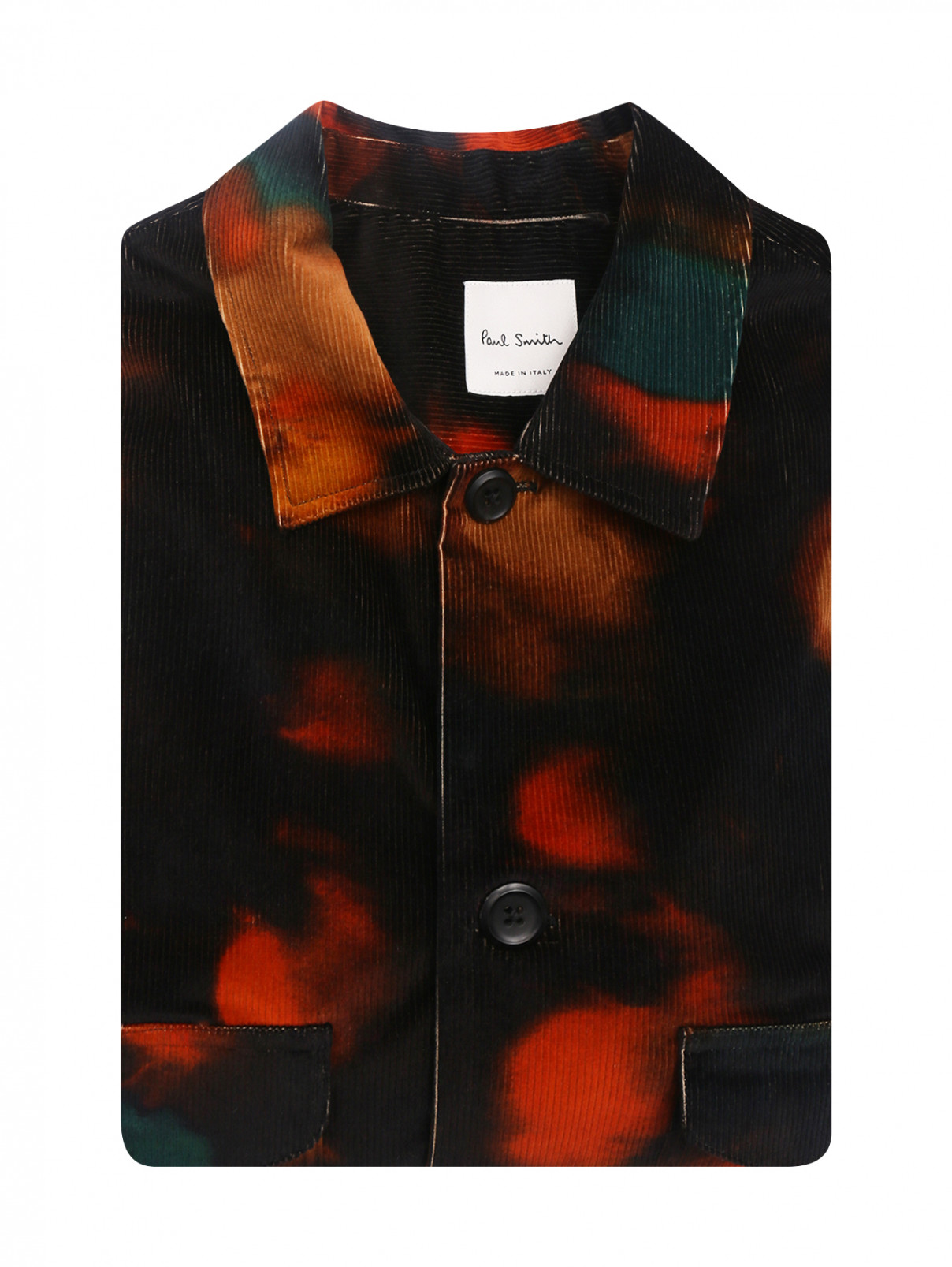 Рубашка из хлопка с накладными карманами Paul Smith  –  Общий вид  – Цвет:  Мультиколор