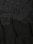 Кружевное платье-мини из шелка с отделкой из перьев Alberta Ferretti  –  Деталь1