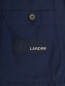 Двубортный пиджак из хлопка с узором LARDINI  –  Деталь2