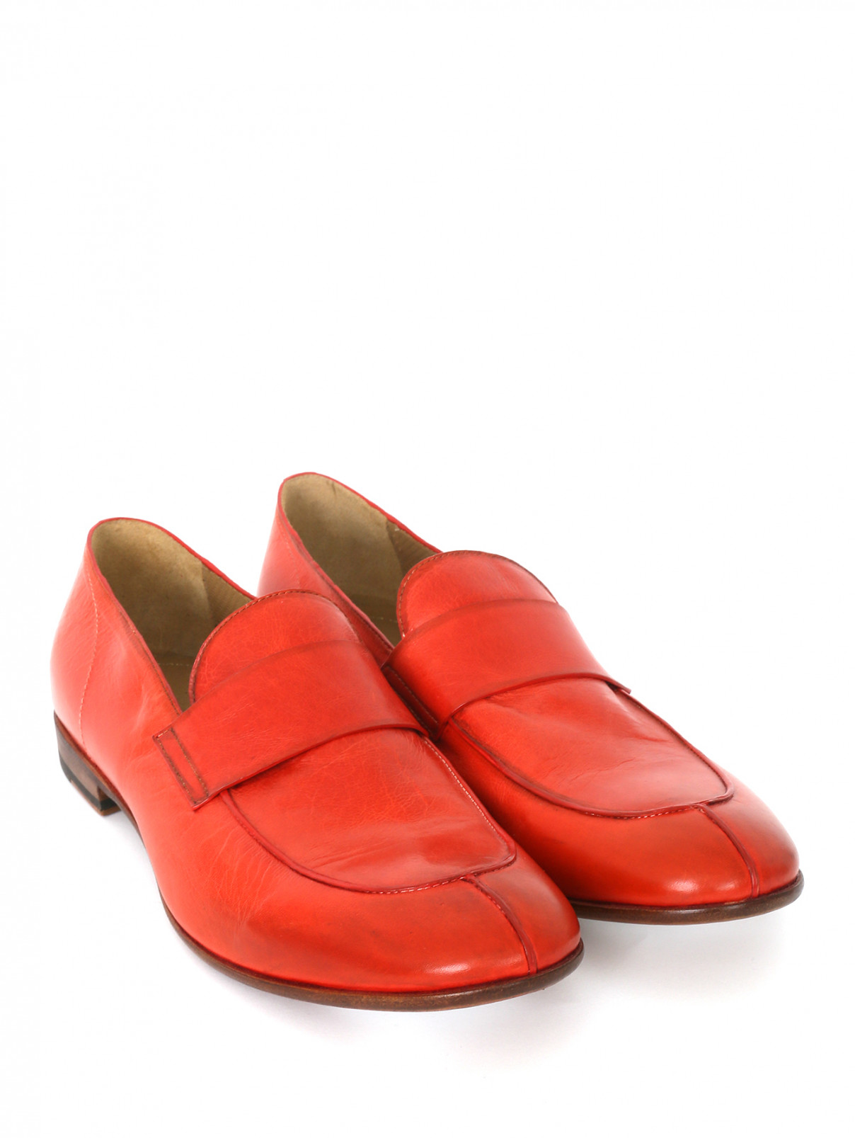 Туфли из кожи Raparo  –  Общий вид  – Цвет:  Красный