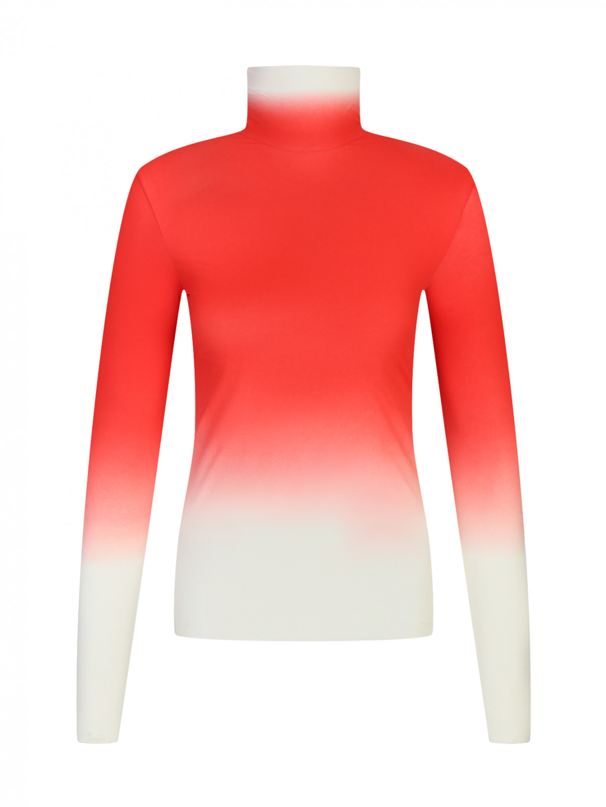 Водолазка с эффектом деграде Sportmax  –  Общий вид  – Цвет:  Красный