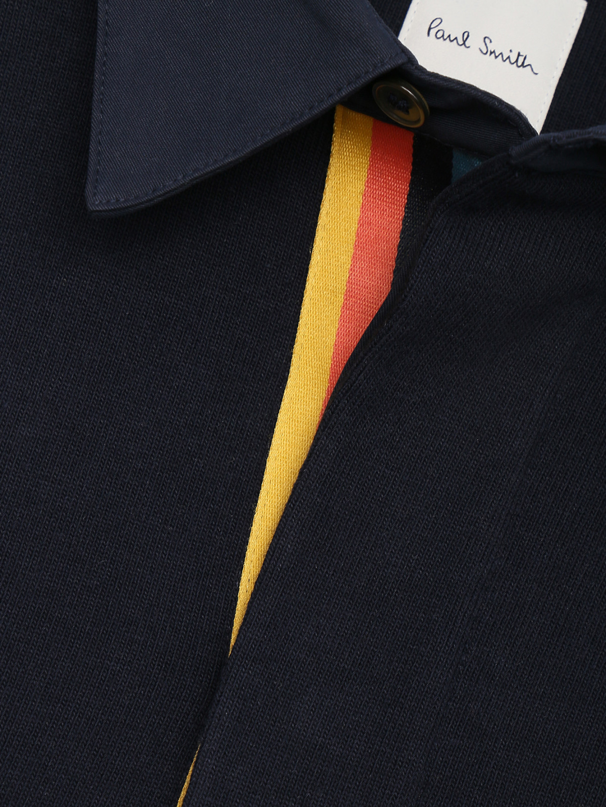 Джемпер из хлопка с узором Paul Smith  –  Деталь  – Цвет:  Синий
