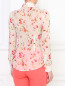 Блуза из шелка с цветочным узором Red Valentino  –  Модель Верх-Низ1