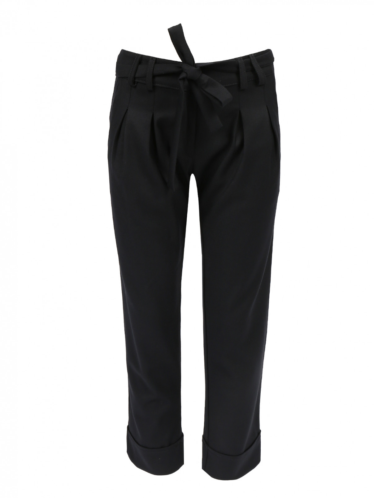 Прямые брюки с двумя боковыми карманами Aletta Couture  –  Общий вид  – Цвет:  Синий
