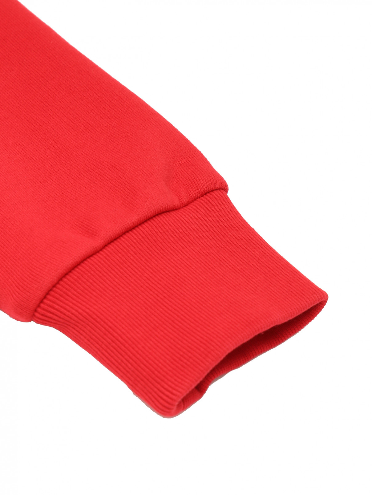 Толстовка с принтом и капюшоном Dsquared2  –  Деталь1  – Цвет:  Красный