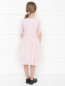 Платье из сетки с поясом Aletta Couture  –  МодельВерхНиз1