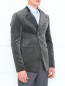 Куртка из смешанного хлопка с узором Emporio Armani  –  Модель Верх-Низ
