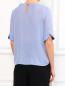 Шелковая блуза с коротким рукавом Emporio Armani  –  Модель Верх-Низ1