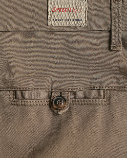 Укороченные брюки из хлопка - Деталь1
