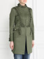 Легкое пальто с декором Ermanno Scervino  –  Модель Верх-Низ