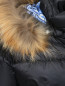 Стеганое пальто с капюшоном и поясом BOSCO  –  Деталь
